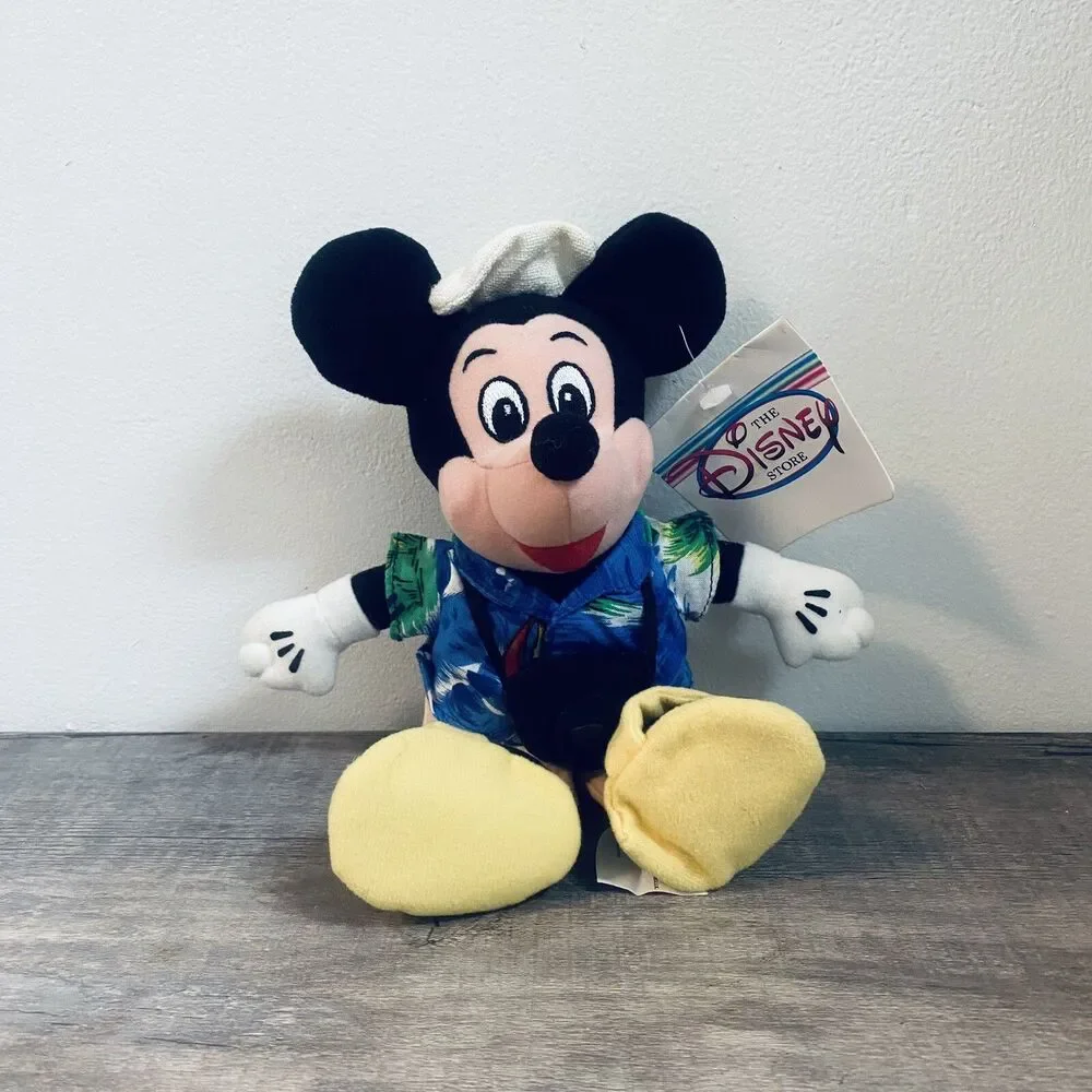 Mickey Mouse Plush Tourist Toy The Disney Store 9